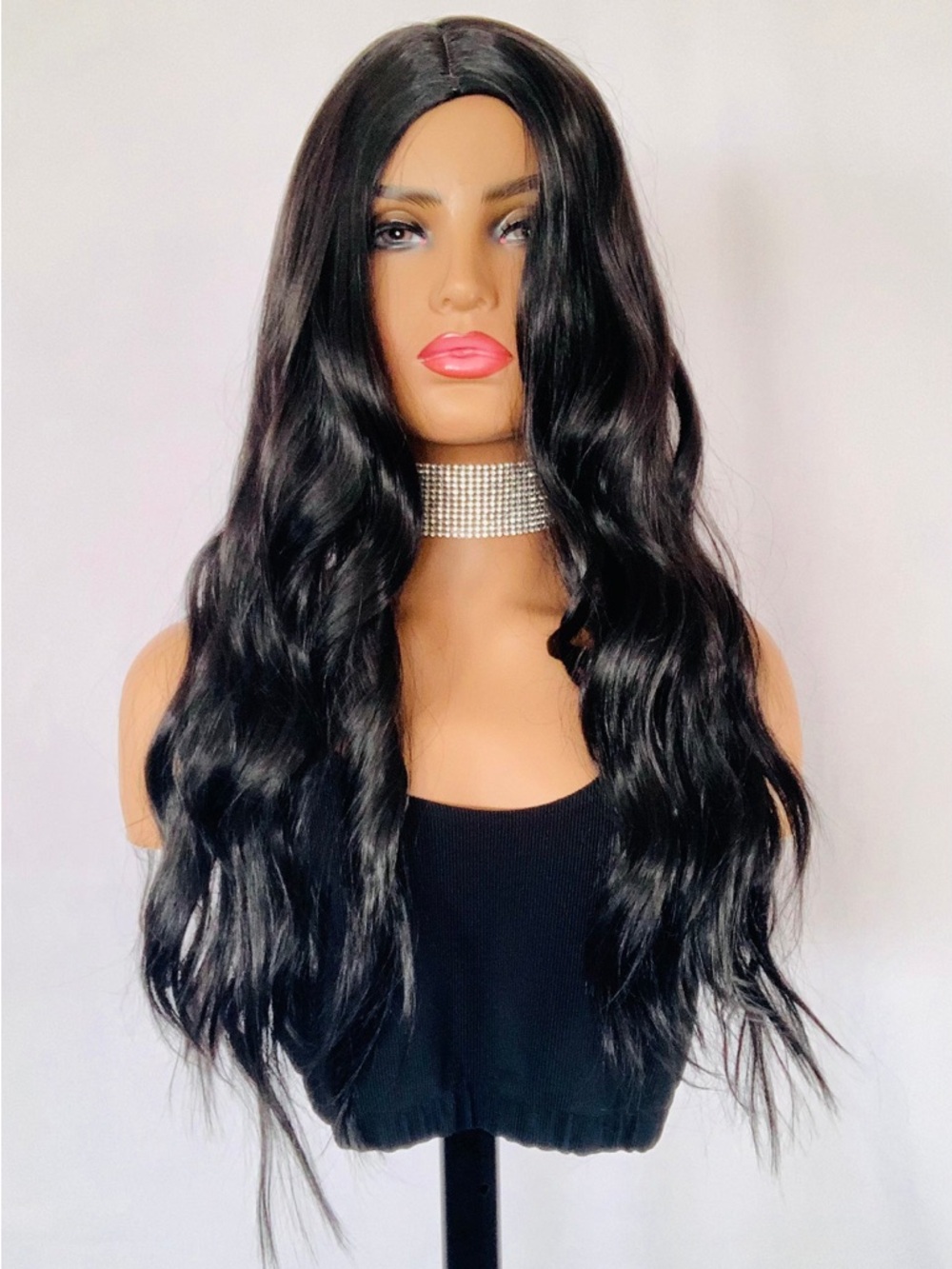 🖤Put On & Go🖤 Long Black Synthetic Unisex Wig-Great Price! NO FURTHER DISCOUNT 🌷